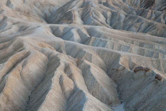Eroded Ridges At Zabriskie Point Death Valley National Park Cali