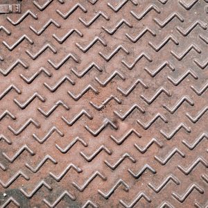 Rusty metal floor s pattern